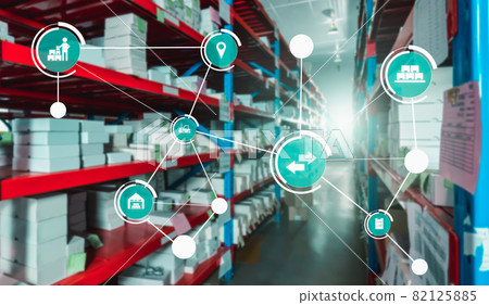 Smart warehouse management system with innovative internet of things technology 82125885