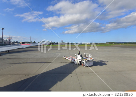 Landscape and aerial view of Memanbetsu Airport, Hokkaido 82128850