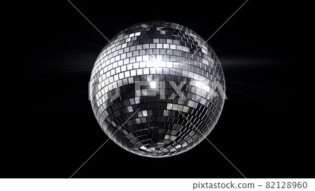 Mirror Ball Disco Club Dance Glitter 3D Illustration Background Back Mirror Ball Disco Club Dance Glitter 3D Illustration Background Back 82128960