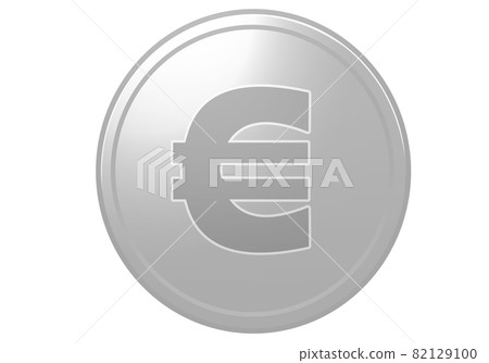1 個硬幣歐元符號 82129100