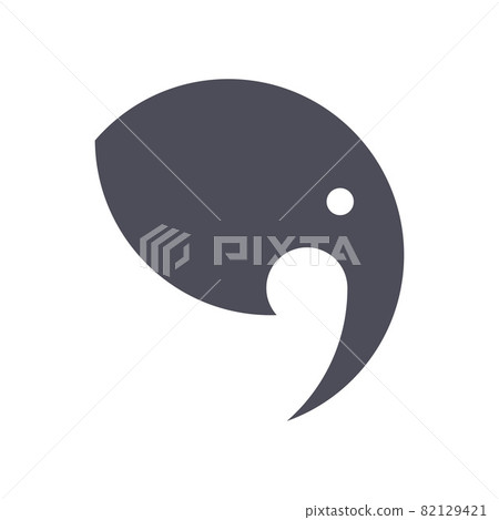 Vector elephant in golden ratio style. Editable... - Stock Illustration  [82129421] - PIXTA