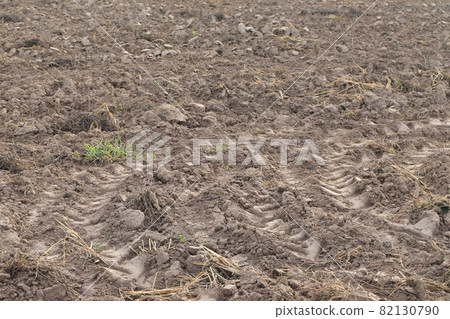 Vacant land for planting after plow. Vacant land for planting after plow. 82130790