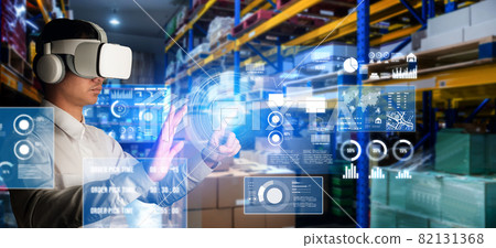 Future virtual reality technology for innovative VR warehouse management 82131368