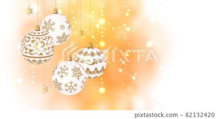 Patterned Christmas ornament set. 82132420