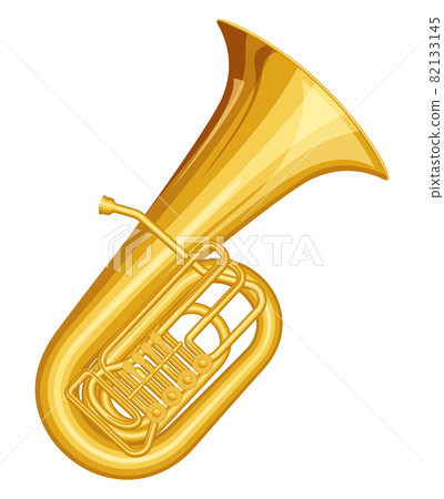 Illustration of tuba_rotary type 82133145