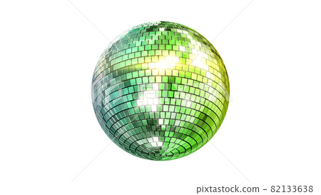 Mirror Ball Disco Club Dance Glitter 3D Illustration Background Back 82133638