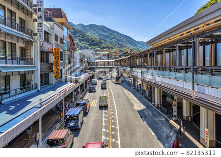 Kanagawa Prefecture Hakone Yumoto station square Kanagawa Prefecture Hakone Yumoto station square 82135311