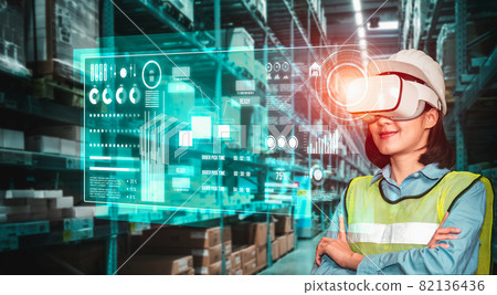 Future virtual reality technology for innovative VR warehouse management 82136436
