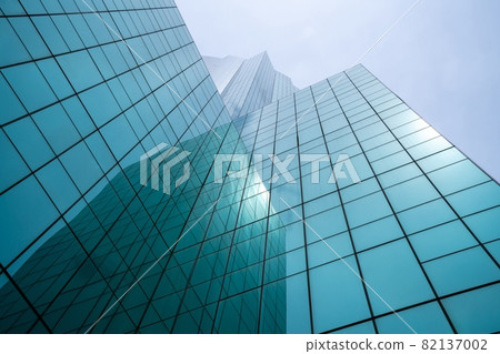 Modern high-rise office building looking for abstract background 82137002