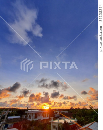 Okinawa Ishigaki Island September 20, 2021 Sunrise 82138234
