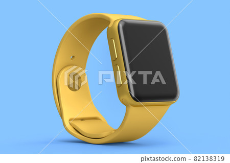 Stainless gold smart watch or fitness 