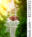 Well decoration petunias in pots 82138932