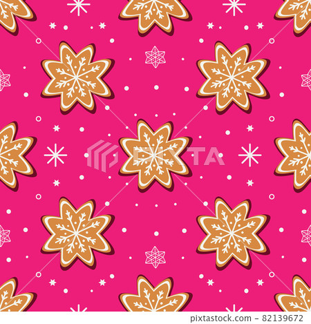 Seamless pattern of Christmas sweets  82139672