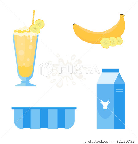 Cooking milk shake ingredients. Cooking milk shake ingredients. 82139752