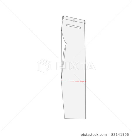 How to fold laundry. Make a horizontal crease at the bottom of your pants 82141596