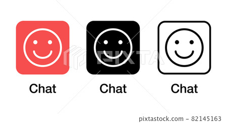 Smile, Smile, Happy, Fun, Emoji App Icon Vector Design Illustration Material 82145163