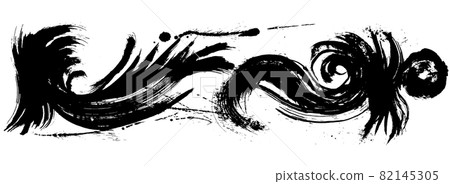 Brush illustration ink art 82145305