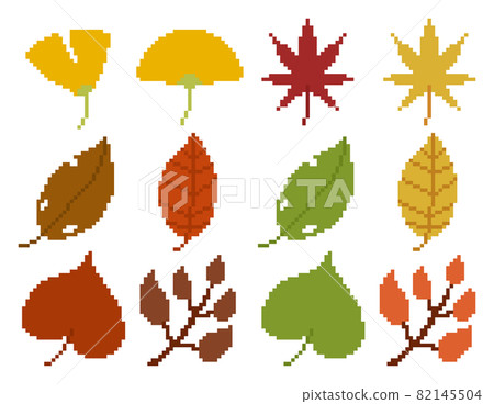 落葉的像素藝術 82145504