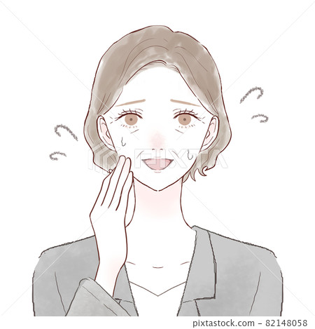 穿著西裝的中年婦女帶著友好的笑聲 82148058