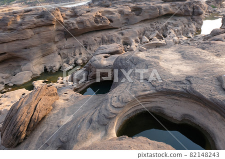 Stone mountain at Sam Phan Bok ,Grand canyon of Thailand Stone mountain at Sam Phan Bok ,Grand canyon of Thailand 82148243