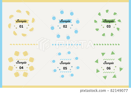 Geometric pattern frame 82149077