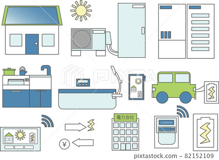 Home appliances set for natural color home energy 82152109