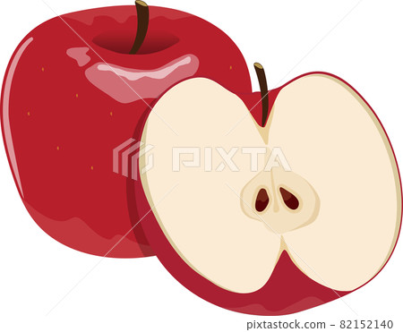 1個蘋果，切蘋果 82152140