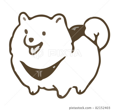 可愛的博美犬 可愛的博美犬 82152403