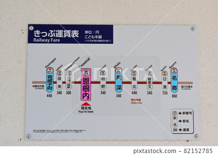 Hokkaido JR Hokkaido Onnenai Station ticket fare table Hokkaido JR Hokkaido Onnenai Station ticket fare table 82152785