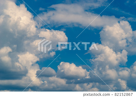 Typhoon season Cumulus and cumulonimbus clouds from late summer to early autumn c-3 Cyan Typhoon season Cumulus and cumulonimbus clouds from late summer to early autumn c-3 Cyan 82152867