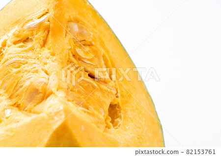 Pumpkin (cut) up. (White background) Pumpkin (cut) up. (White background) 82153761