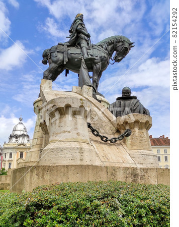 Matthias Corvinus Monument in Cluj-Napoca, Romania Matthias Corvinus Monument in Cluj-Napoca, Romania 82154292