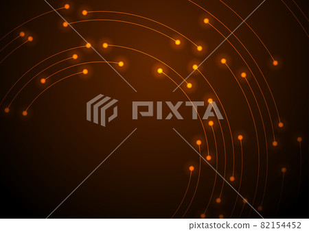 Glowing neon abstract futuristic hi-tech background 82154452