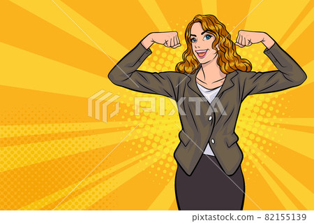 successful female business woman strong action successful female business woman strong action 82155139