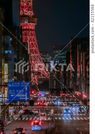 東京鐵塔和櫻花大道 東京鐵塔和櫻花大道 82155568
