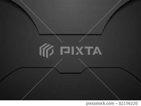 Black abstract technology geometric background 82156220