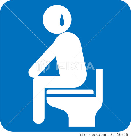Constipation pictogram 82156506