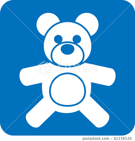 Stuffed bear pictogram Stuffed bear pictogram 82156520