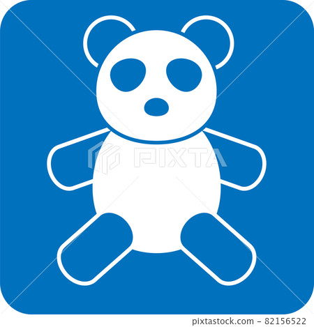 Panda plush pictogram Panda plush pictogram 82156522