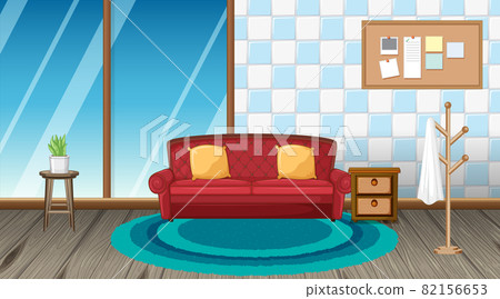 Living room interior design with furniture Living room interior design with furniture 82156653