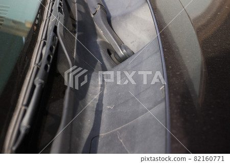 A car full of dust and scale that hasn't been washed for many years A car full of dust and scale that hasn't been washed for many years 82160771