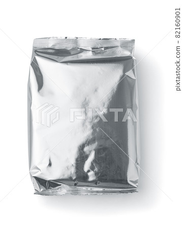 Top view of foil food package bag Top view of foil food package bag 82160901