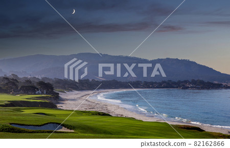 Pebble Beach golf course, Monterey, California, USA 82162866