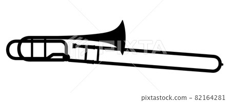 trombone_silhouette 的插圖 82164281