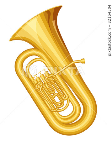 Illustration of tuba_piston type 82164304
