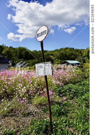 Bus stop in front of Ebishima station 82164695