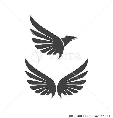 Falcon wing icon Template vector Falcon wing icon Template vector 82165773