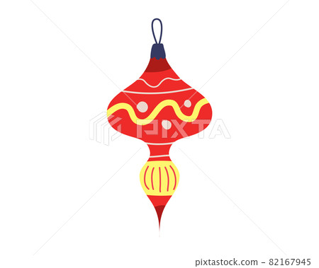 Christmas ball retro, vintage decoration.... - Stock Illustration ...