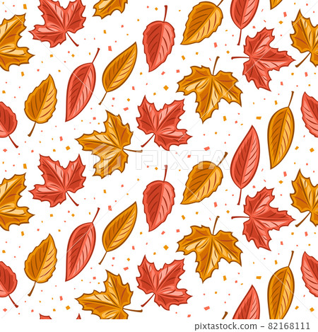 Vector Leaves Seamless Pattern Vector Leaves Seamless Pattern 82168111