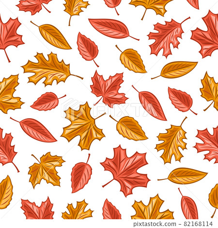 Vector Leaves Seamless Pattern 82168114